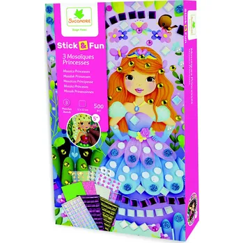 kreativní sada Stick & Fun - malá mozaika - princezny