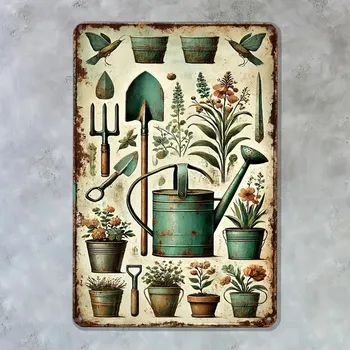 Plechová cedule BAF Kovová cedule Pro zahradníky 30 x 20 cm