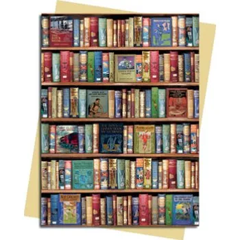 Cizojazyčná kniha Bodleian Library: Hobbies and Pastimes Bookshelves Greeting Card (EN)