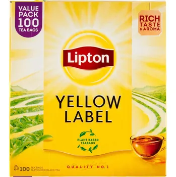 Lipton Yellow Label černý čaj aromatizovaný 100 sáčků 200g