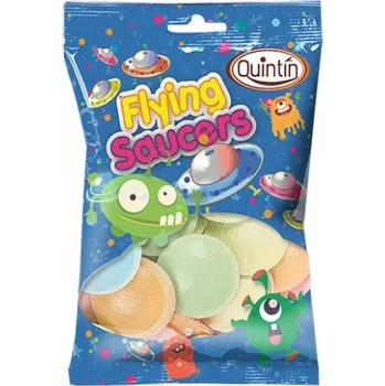 Bonbon UFO mini oplatky plněné kyselým práškěm 26 g (30 ks)