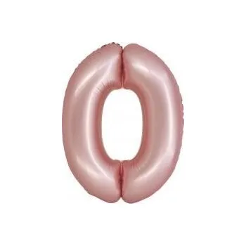 GoDan GD balónek fóliový 76cm "0" růžový