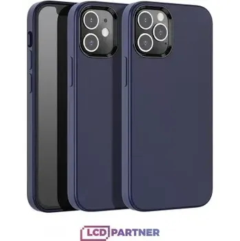 Pouzdro na mobilní telefon hoco. Apple iPhone 12, 12 Pro Cover čistá série modrá
