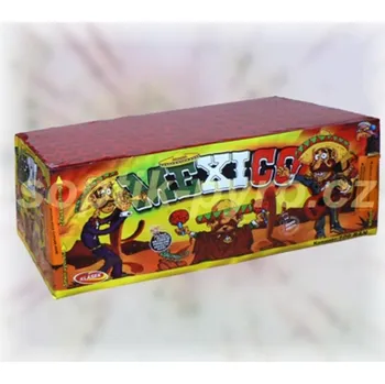 Zábavní pyrotechnika kompakt 109 výstřelů Mexico (zábavní pyrotechnika kategorie F3 (prodejné od 21 let))