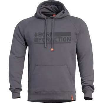 Pánská mikina Mikina Phaeton Born For Action, Pentagon, Cinder Grey, XXL