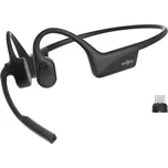 Shokz OpenComm2 UC (2025) Bluetooth sluchátka před uši s adaptérem USB-C černá