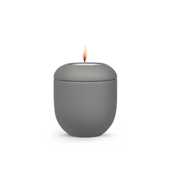 Smuteční dekorace Keramická miniurna Akari - Pískovcová šedá