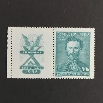 Poštovní známka Známka s kupóny ČSR, 50h, Pof.339*