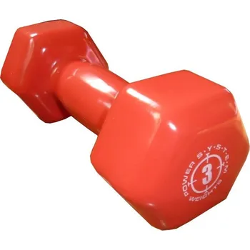 Power System Jednoručka Vinyl Dumbell 3kg PS 4026