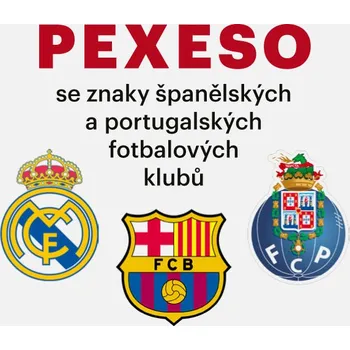 Pexeso Pexeso se znaky španělských a portugalských fotbalových klubů