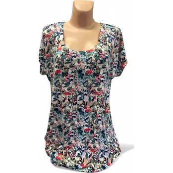 Dámská tunika Halenka FENAKA, Barva Zelená, Velikost XL 44, Materiál 96% Viskoza 4% Lycra