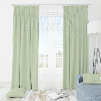 Dekorativní polštářek Dante Látka Blackout UNI 163 mint na závěsy, polštářky - 250 x 145 cm