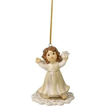 Vánoční dekorace Goebel Vánoční ozdoba Zimní radovánky, béžová Goebel