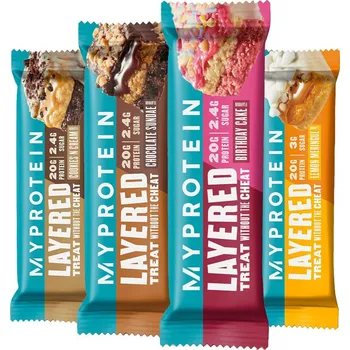 MYPROTEIN 6 LAYER BAR - ŠESTIVRSTVÁ PROTEINOVÁ TYČINKA 60 gr cookies