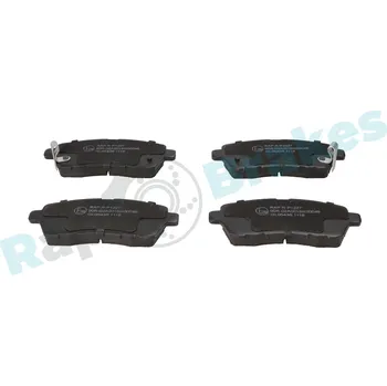 Brzdová destička Sada brzdových destiček, vždy 4 kusy v sadě RAP BRAKES R-P1227