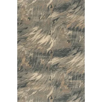 Koberec Kusový koberec vlněný Agnella Agnus Jimmy Popel Abstraktní Šedý Rozměr: 100x180 cm