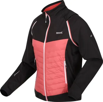 Dámská mikina Dámská hybridní softshellová mikina/vesta 2v1 Regatta STEREN Barva: (MX5) Blk/MinrlRed, Velikost: 16