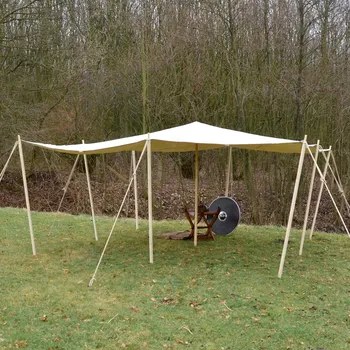 Karnevalový kostým Deepeka Markýza s poutky, extra silná, 450g/m², přírodní barva