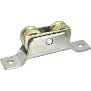 Pojezdové kolečko Pojezdové kolečko pro posuvné systémy mosaz, dvojité (KLS55Z)