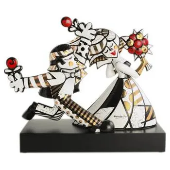 Goebel Soška Romero Britto Golden Follow Me limitovaná edice Goebel