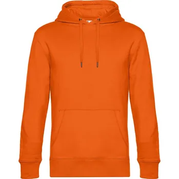 Pánská mikina B&C Pánská mikina s kapucí King Hooded Barva: Oranžová, Velikost: L