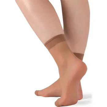 Dámské punčochy Dámské ponožky Evona Silver 20 den SADA 2 PÁRŮ tělové 1004 se stříbrem a aloe vera