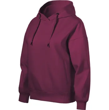 Dámské oblečení Dámská mikina Malfini MOON 421 s kapucí fuchsiová ostružinová 43 velikost oblečení - dospělí: M