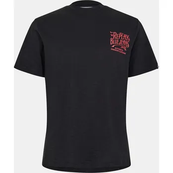Pánské tričko Tričko Replay Black 1107364 S