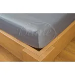 Dante Prostěradlo saténové tmavě šedé - jednolůžko 90x200x22 cm