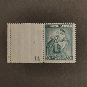 Sběratelství Známka s kupóny ČSR, 50+50h, Pof.295*