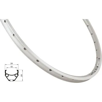 Plášť na kolo Force ráfek CLASSIC 559x19 36děr (stříbrná)