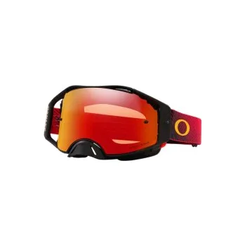 Mx Brýle Oakley Airbrake Prizm MX Red Flow Goggle