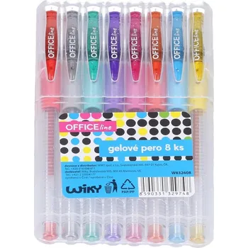 Gelové pero sada 8 ks