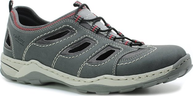 RIEKER 08065-46 grey, pánské sandály (RIEKER 08065-46 grey)