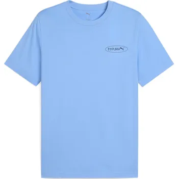 Pánské oblečení Tričko Puma Light Blue 1107299 M