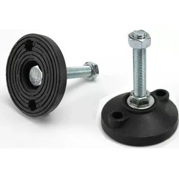 Pojezdové kolečko M20X100 125mm Stavěcí nohy plast pevná (FKK125)