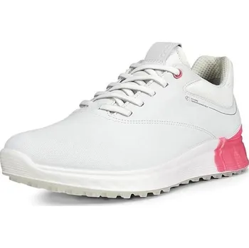 Golfová obuv ECCO ECCO Golf S-THREE dámské golfové boty WHITE/BUBBLEGUM , velikost - 39