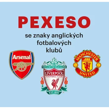 Pexeso Nakladatelství P3K - Pexeso se znaky anglických fotbalových klubů