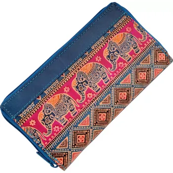 Peněženka Dámská kožená peněženka Symmetry Sloni modrá