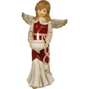 Vánoční dekorace Goebel Vánoční anděl Kouzlo Vánoc, vínová Goebel