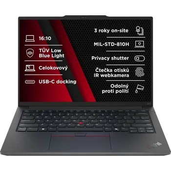 Notebook LENOVO NTB ThinkPad E14 AMD G6 - Ryzen7 7735HS,14" WUXGA,16GB,1TBSSD,IRcam,W11P, 21M30028CK