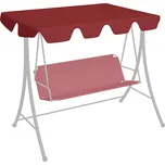 Náhradní stříška na zahradní houpačku vínová 150/130x105/70 cm Červená312107