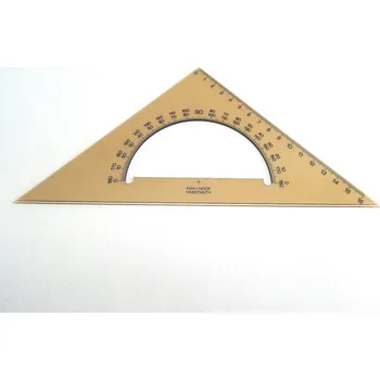 Trojúhelník 45-177 s úhloměrem+kolm.