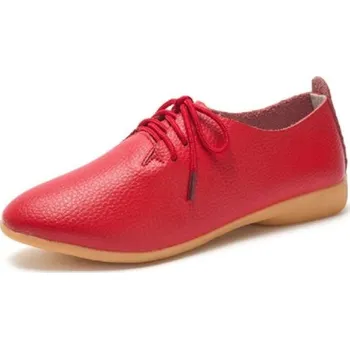 Dámská obuv Dámské elegantní polobotky J3263 červená 44