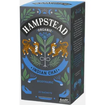 Čaj Hampstead Tea London BIO černý čaj Chai s orientálním kořením 20 ks