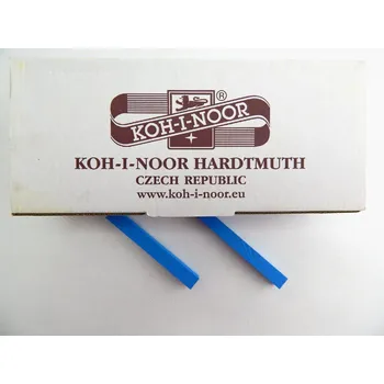 Křída školní, modrá, 10 kusů