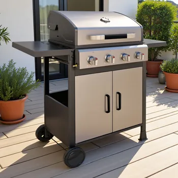 Zahradní gril Brenner Plynový gril G4N se 4 hořáky