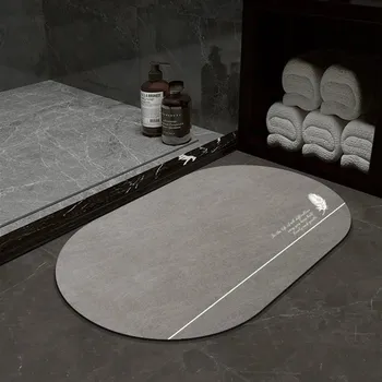 Koupelnová předložka Rychleschnoucí protiskluzová koupelnová předložka | koupelnové vybavení - 4 , 60 cm x 90 cm