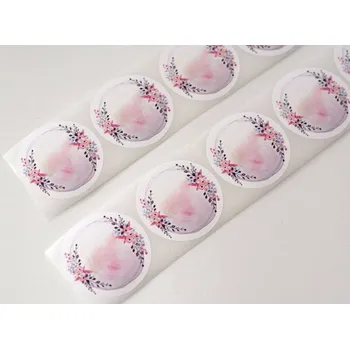 samolepka Samolepka KRUH ORNAMENT K POPISOVÁNÍ 50 ks