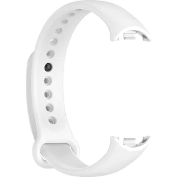 4wrist Silikonový řemínek pro Xiaomi 9 a 8 - White + 2 měsíce na vrácení zboží